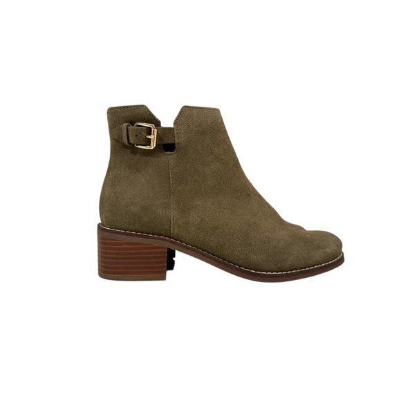 Cole Haan Women's Haidyn Boots Dark Olive Suede Size 6B - Picture 5 of 11